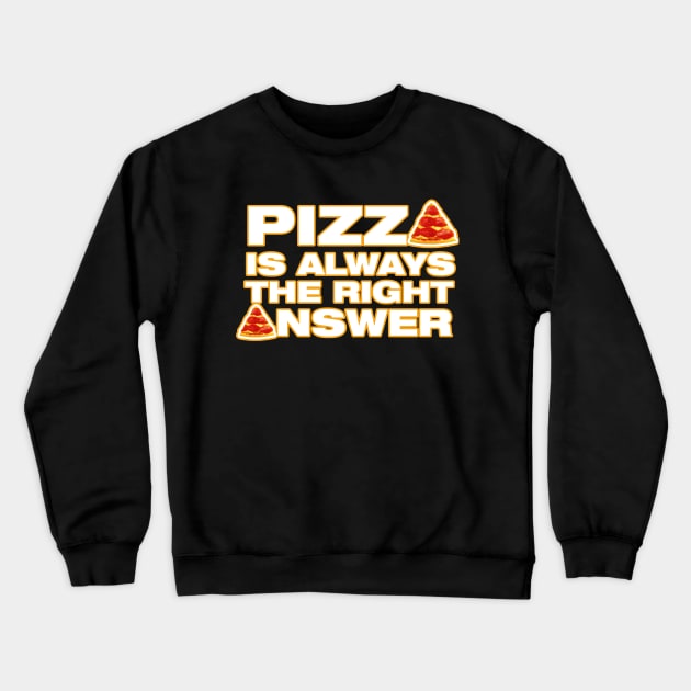 Pizza Crewneck Sweatshirt by NineBlack